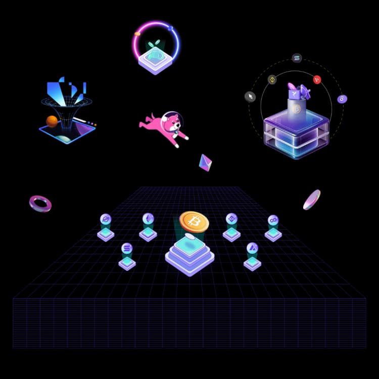 Illustration of fragmented DeFi landscape